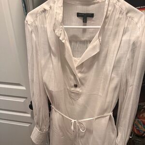 Long sleeved mini dress